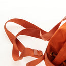 PRADA Backpack Nylon Orange Gold Auth 155325V-11