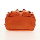 PRADA Backpack Nylon Orange Gold Auth 155325V-12