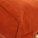 PRADA Backpack Nylon Orange Gold Auth 155325V-16