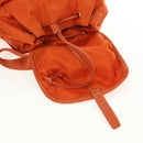 PRADA Backpack Nylon Orange Gold Auth 155325V-25