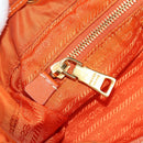 PRADA Backpack Nylon Orange Gold Auth 155325V-30