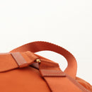 PRADA Backpack Nylon Orange Gold Auth 155325V-8