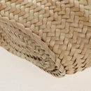 CELINE Panniers Hand Bag Raffia 2way Beige Auth 155327M-17