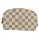 LOUIS VUITTON Damier Azur Pochette Cosmetic PM Pouch N60024 LV Auth 155328V-13