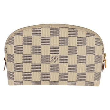LOUIS VUITTON Damier Azur Pochette Cosmetic PM Pouch N60024 LV Auth 155328V - 0