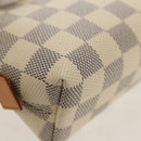 LOUIS VUITTON Damier Azur Pochette Cosmetic PM Pouch N60024 LV Auth 155328V-7