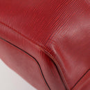 LOUIS VUITTON Epi Keepall 50 Boston Bag Red M42967 LV Auth 155329V-15