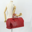 LOUIS VUITTON Epi Keepall 50 Boston Bag Red M42967 LV Auth 155329V-22