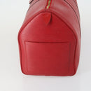 LOUIS VUITTON Epi Keepall 50 Boston Bag Red M42967 LV Auth 155329-3
