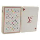 LOUIS VUITTON Multicolor Playing Cards Black White LV Auth 155330M-1
