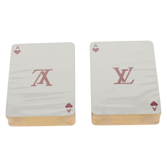 LOUIS VUITTON Multicolor Playing Cards Black White LV Auth 155330M