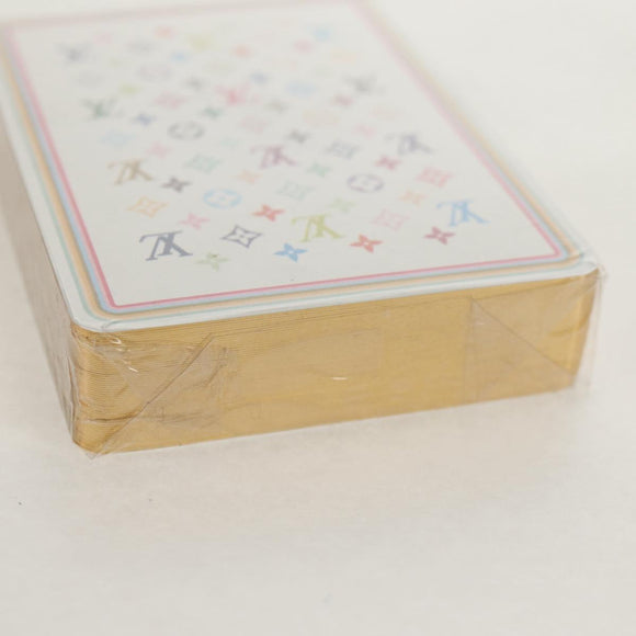 LOUIS VUITTON Multicolor Playing Cards Black White LV Auth 155330SAM