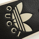 GUCCI×adidas Smartphone Case Shoulder Bag Leather Black 702203 Auth 155331M-20