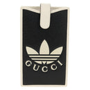 GUCCI×adidas Smartphone Case Shoulder Bag Leather Black 702203 Auth 155331M-13