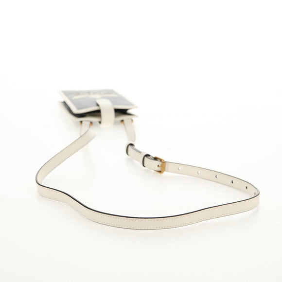 GUCCI×adidas Smartphone Case Shoulder Bag Leather Black 702203 Auth 155331M