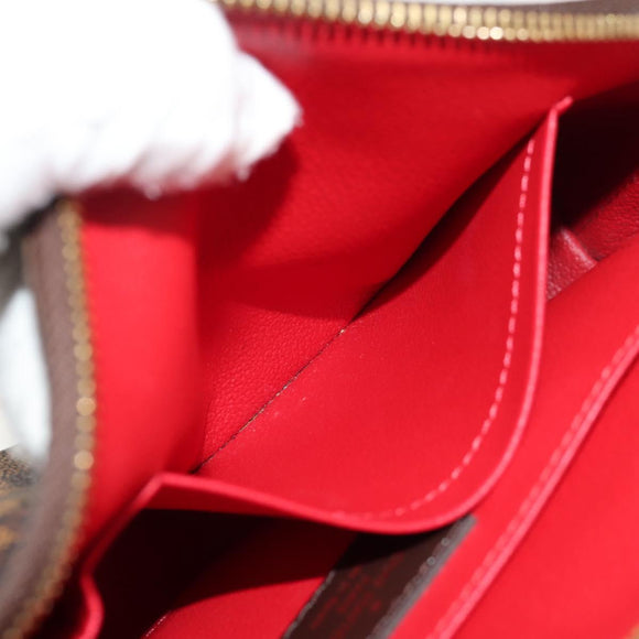 LOUIS VUITTON Damier Ebene Pochette Cosmetic GM Pouch N23345 LV Auth 155347V