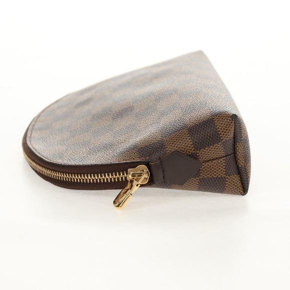 LOUIS VUITTON Damier Ebene Pochette Cosmetic GM Pouch N23345 LV Auth 155347V