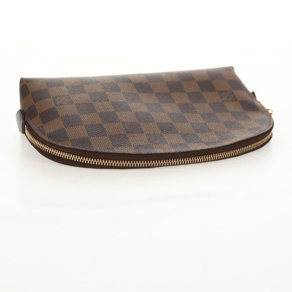 LOUIS VUITTON Damier Ebene Pochette Cosmetic GM Pouch N23345 LV Auth 155347V