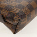 LOUIS VUITTON Damier Ebene Pochette Cosmetic GM Pouch N23345 LV Auth 155347V-8