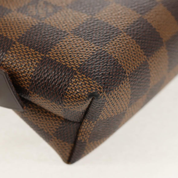 LOUIS VUITTON Damier Ebene Pochette Cosmetic GM Pouch N23345 LV Auth 155347V