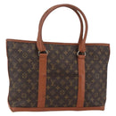 LOUIS VUITTON Monogram Sack Weekend PM Hand Bag M42425 LV Auth 155355-1