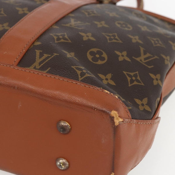 LOUIS VUITTON Monogram Sack Weekend PM Hand Bag M42425 LV Auth 155355