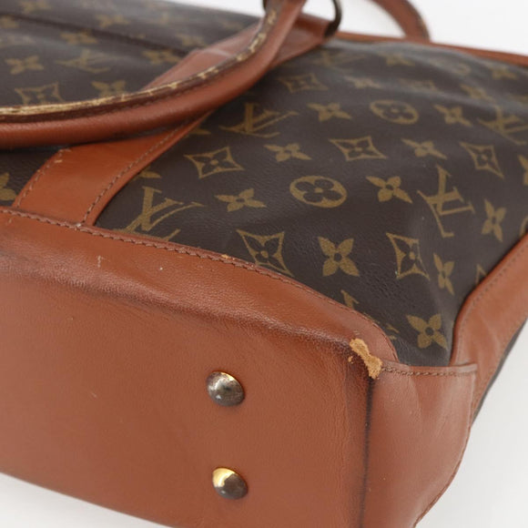 LOUIS VUITTON Monogram Sack Weekend PM Hand Bag M42425 LV Auth 155355A