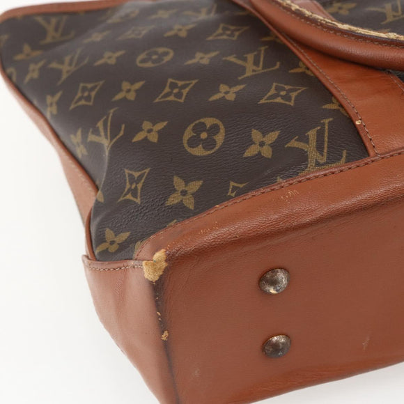 LOUIS VUITTON Monogram Sack Weekend PM Hand Bag M42425 LV Auth 155355A