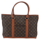 LOUIS VUITTON Monogram Sack Weekend PM Hand Bag M42425 LV Auth 155355-13