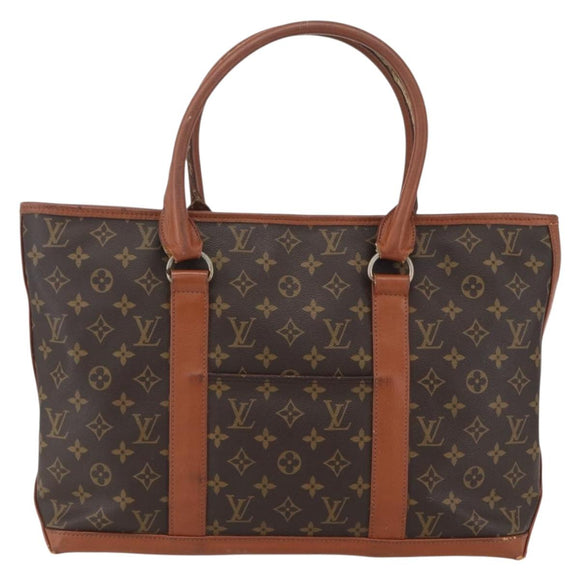 LOUIS VUITTON Monogram Sack Weekend PM Hand Bag M42425 LV Auth 155355