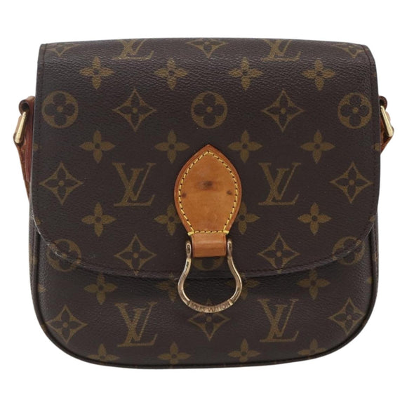 LOUIS VUITTON Monogram Saint Cloud MM Shoulder Bag M51243 LV Auth 155356
