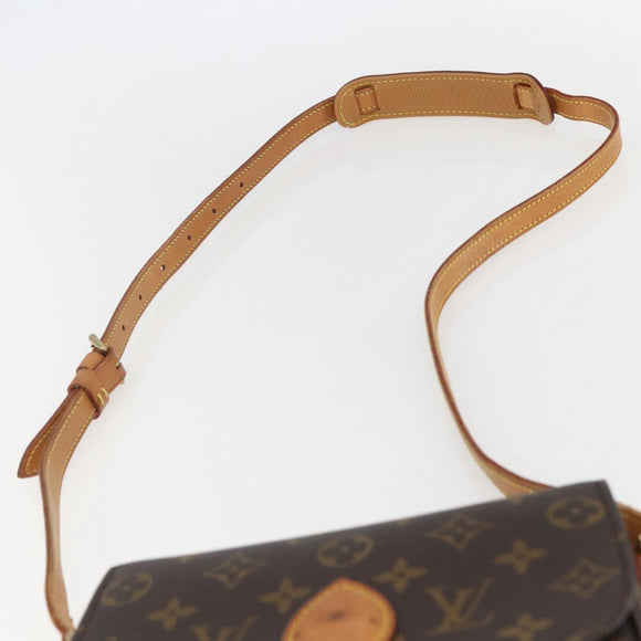 LOUIS VUITTON Monogram Saint Cloud MM Shoulder Bag M51243 LV Auth 155356
