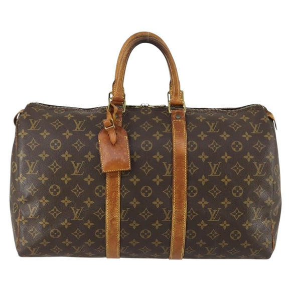 LOUIS VUITTON Monogram Keepall 45 Boston Bag M41428 LV Auth 155372