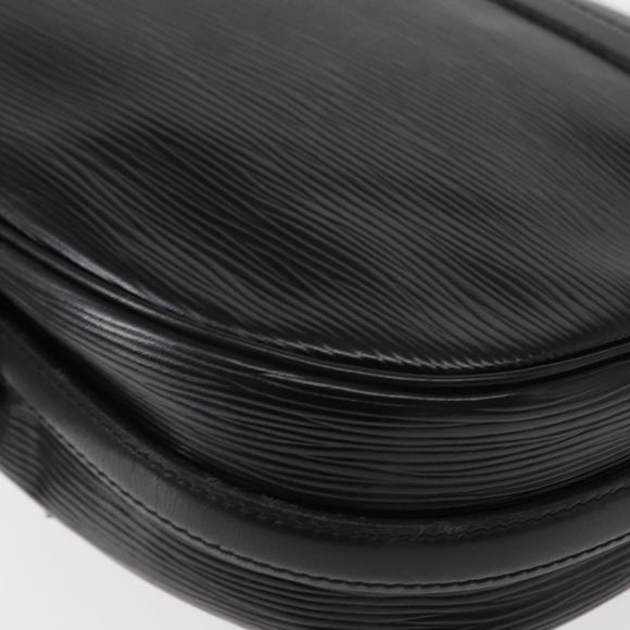 LOUIS VUITTON Epi Jeune Fille MM Shoulder Bag Black M52152 LV Auth 155378