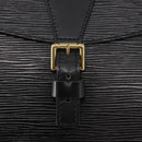 LOUIS VUITTON Epi Jeune Fille MM Shoulder Bag Black M52152 LV Auth 155378-19