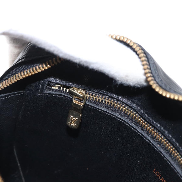 LOUIS VUITTON Epi Jeune Fille MM Shoulder Bag Black M52152 LV Auth 155378