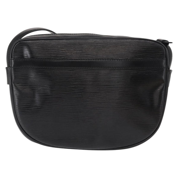 LOUIS VUITTON Epi Jeune Fille MM Shoulder Bag Black M52152 LV Auth 155378