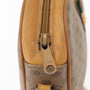 GUCCI Micro GG Supreme Web Sherry Line Bag PVC Beige Gold 156 01 034 Auth 155380-9