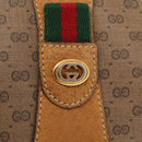 GUCCI Micro GG Supreme Web Sherry Line Bag PVC Beige Gold 156 01 034 Auth 155380-17