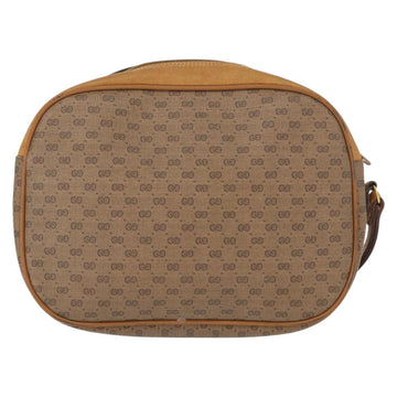 GUCCI Micro GG Supreme Web Sherry Line Bag PVC Beige Gold 156 01 034 Auth 155380 - 0