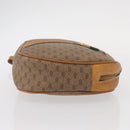 GUCCI Micro GG Supreme Web Sherry Line Bag PVC Beige Gold 156 01 034 Auth 155380-3