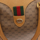 GUCCI Micro GG Supreme Web Sherry Line Bag PVC Beige Gold 40 02 007 Auth 155381-18