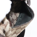 GUCCI GG Canvas Waist bag Beige Silver 28566 Auth 155383-18