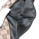 GUCCI GG Canvas Waist bag Beige Silver 28566 Auth 155383-22