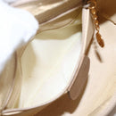 GUCCI Bamboo mini Boston Bag Leather 2way Beige Gold 007 3444 0232 Auth 155385-22