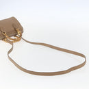 GUCCI Bamboo mini Boston Bag Leather 2way Beige Gold 007 3444 0232 Auth 155385-9