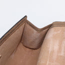 GUCCI GG Supreme Web Sherry Line Clutch Bag PVC Beige Gold 89 01 006 Auth 155387-16