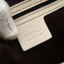 GUCCI GG Supreme Tote Bag PVC Beige Silver 211138 Auth 155388-18