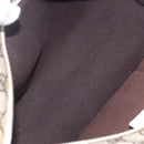 GUCCI GG Supreme Tote Bag PVC Beige Silver 211138 Auth 155388-11