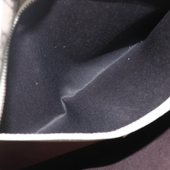 GUCCI GG Supreme Tote Bag PVC Beige Silver 211138 Auth 155388